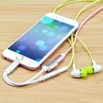 Codegen Apple iPhone Lightning + 3.5mm Stereo Dönüştürücü Çoklayıcı Adaptör CDG-CNV51 - Görsel 2