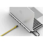 Codegen Type-C - 10in1 Macbook Notebook Port Çoklayıcı (3xUSB 3.0+HDMI+USB 3.1 Type-C + RJ45 + SD/TF) CDG-CNV80 - Görsel 2