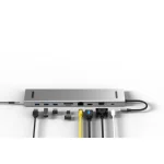 Codegen Type-C - 10in1 Macbook Notebook Port Çoklayıcı (3xUSB 3.0+HDMI+USB 3.1 Type-C + RJ45 + SD/TF) CDG-CNV80 - Görsel 6
