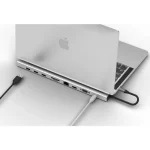 Codegen CDG-CNV80 notebook altı port çoklayıcı istasyon usb kablo takılı