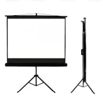Codegen TX-20 200x200 cm Tripod Ayaklı Taşınabilir Manuel Projeksiyon Perdesi (Arkası Siyah Fonlu) - Görsel 5