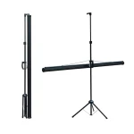 Codegen TX-24 240x200 cm Tripod Ayaklı Taşınabilir Manuel Projeksiyon Perdesi (Arkası Siyah Fonlu) - Görsel 4