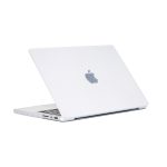 Codegen Apple 14" Macbook Pro M1 A2442 Beyaz Carbon Fiber Dizayn Kılıf Koruyucu Kapak CMPTF-142W - Görsel 2