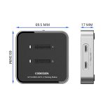 Codegen Çift M.2 NVME SSD Disk Yuvalı USB 3.1 Type-C Dock İstasyonu CDG-DOC-212 - Görsel 4