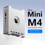 Codegen Mac Mini M4/M4 Pro 9 in 1 Type-C NVME SSD Alüminyum Çevirici Stand Docking Station CDG-NSC201 - Görsel 5