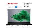 CODEGEN PEALR-120 Ultra Short Throw ALR Tension Motorlu Floor Pull Up Projeksiyon Perdesi 120 inch (266x150cm)