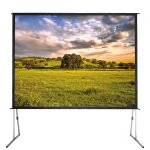 Codegen FF-40 400x300 cm Katlanabilir Taşınabilir Alüminyum Çerçeveli Fast Fold Projeksiyon Perdesi - Görsel 2